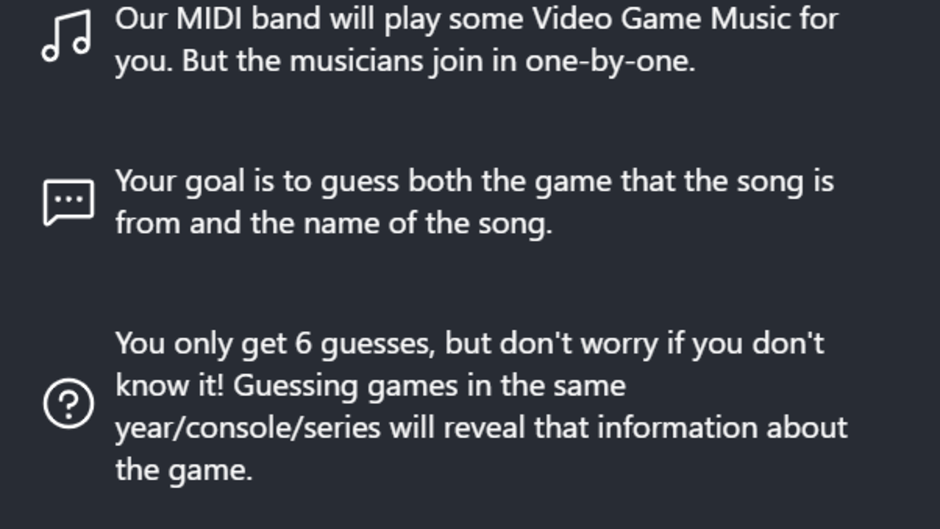 Video Game Bandle Screenshot