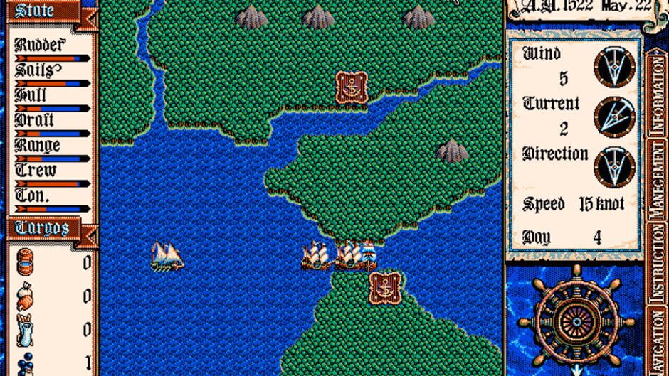 Uncharted Waters: New Horizons Screenshot