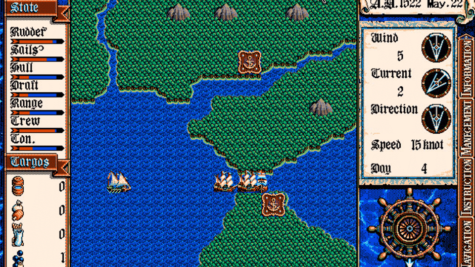Uncharted Waters: New Horizons Screenshot