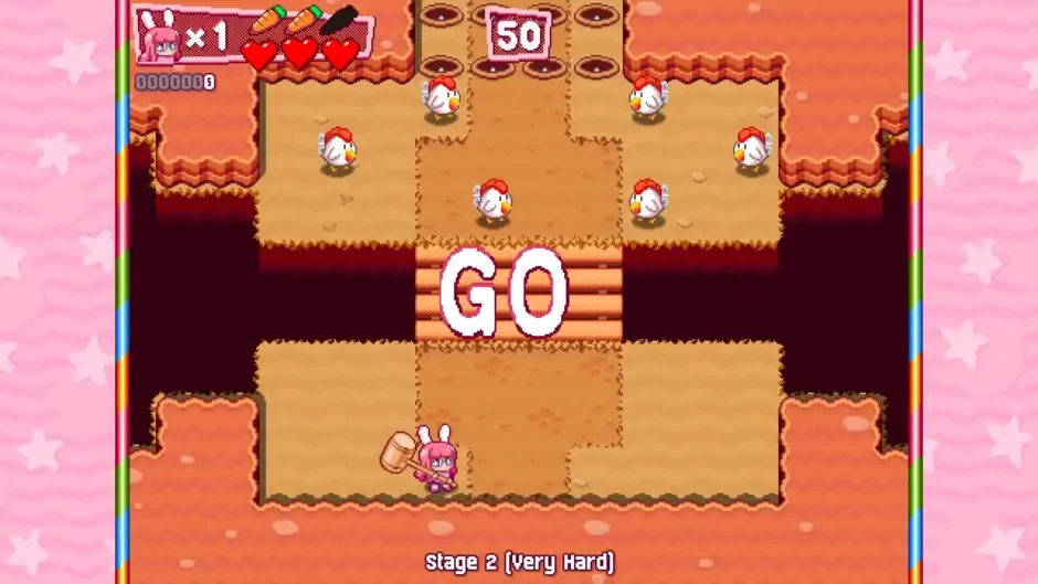 Кадър от Hyper Bun Buster: Rocket Hammer Action