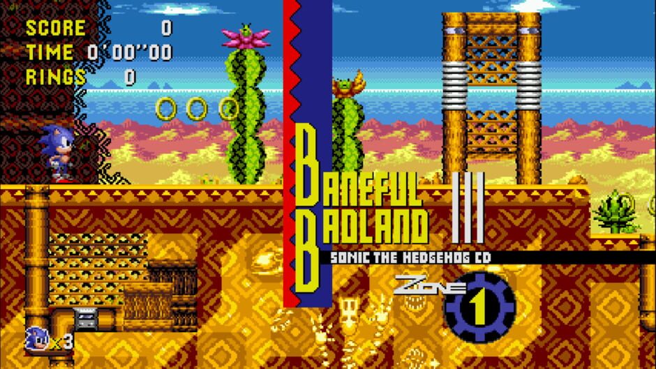 Sonic CD's Scrapped Rounds screenshot
