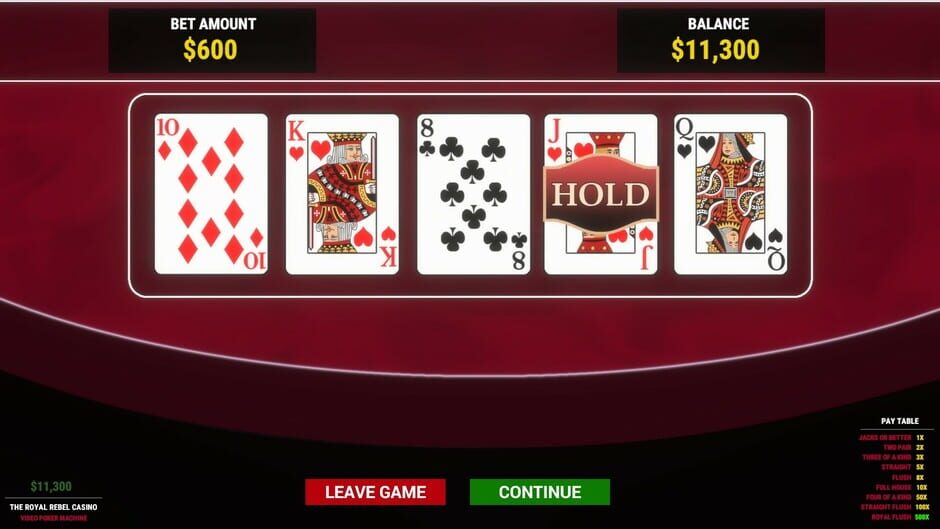 สกรีนช็อตจาก The Royal Rebel Casino (รูปที่ 8)