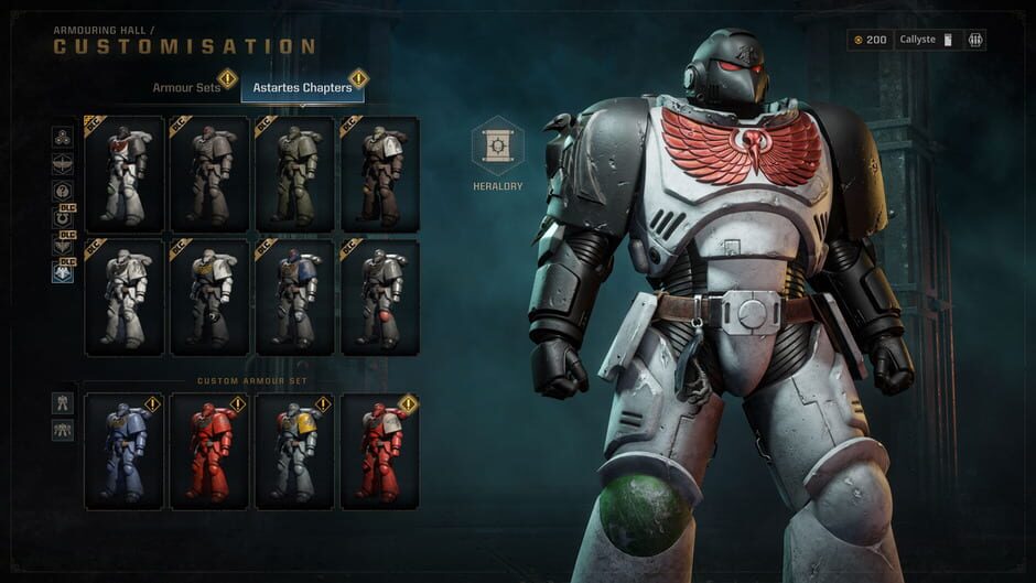 สกรีนช็อตจาก Warhammer 40,000: Space Marine II - Raven Guard Cosmetic Pack (รูปที่ 12)