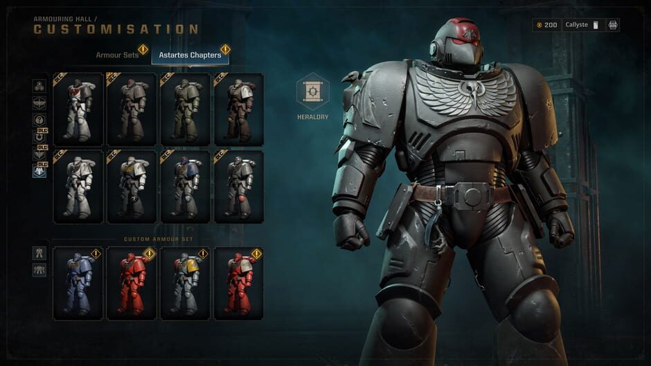 สกรีนช็อตจาก Warhammer 40,000: Space Marine II - Raven Guard Cosmetic Pack (รูปที่ 15)