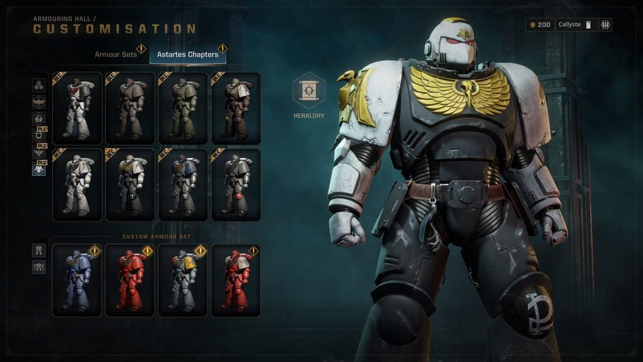 สกรีนช็อตจาก Warhammer 40,000: Space Marine II - Raven Guard Cosmetic Pack (รูปที่ 10)