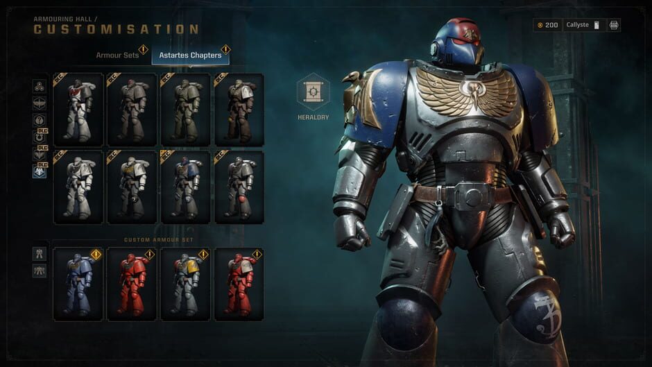 สกรีนช็อตจาก Warhammer 40,000: Space Marine II - Raven Guard Cosmetic Pack (รูปที่ 16)