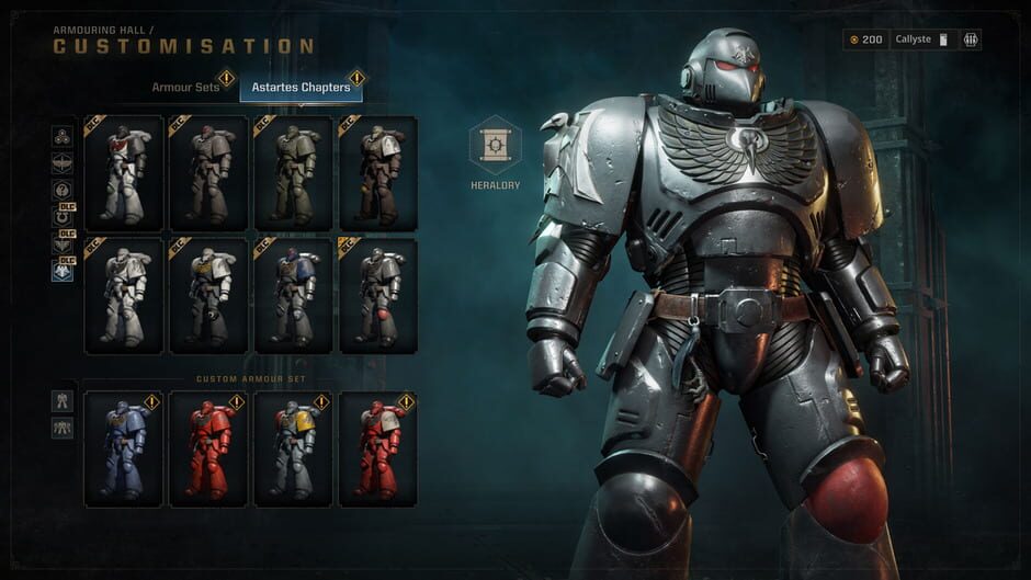 สกรีนช็อตจาก Warhammer 40,000: Space Marine II - Raven Guard Cosmetic Pack (รูปที่ 11)