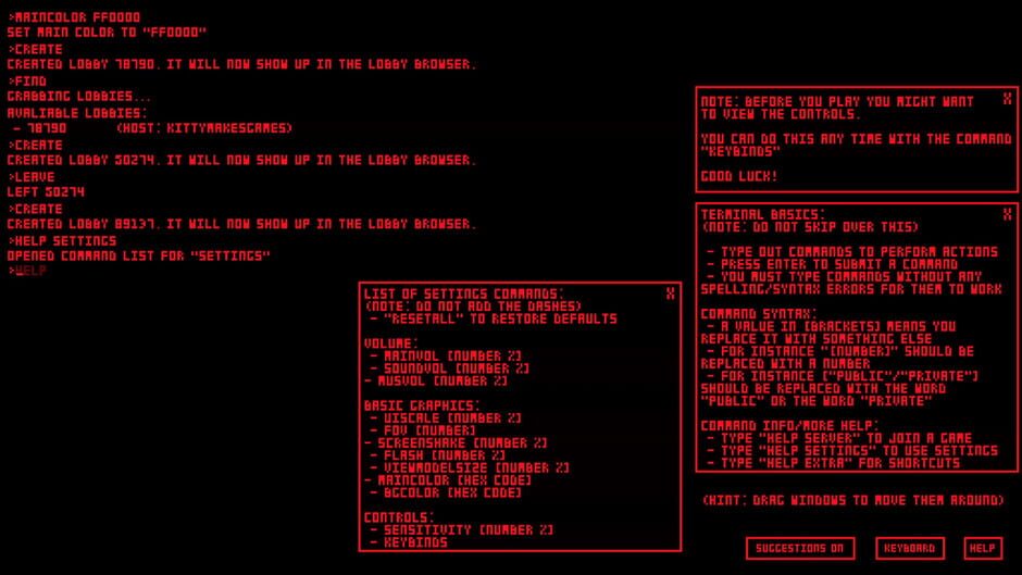 Redroom screenshot