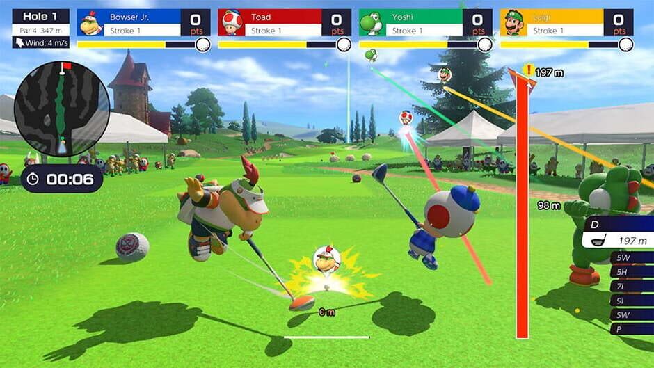 Mario Golf: Super Rush Screenshot