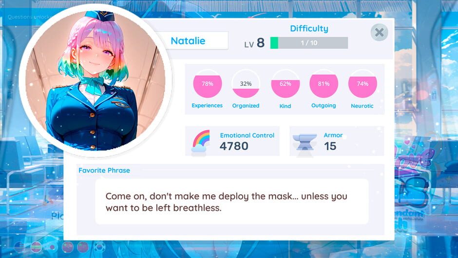 Screenshot 9 of Sky Love Girls: Flight Attendant Crush