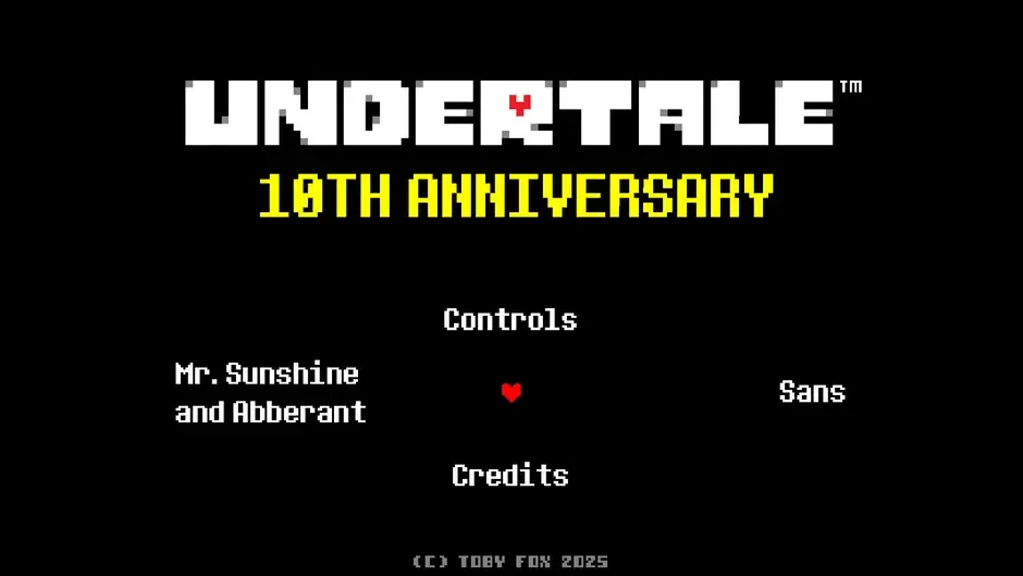 Undertale 10th Anniversary screenshot