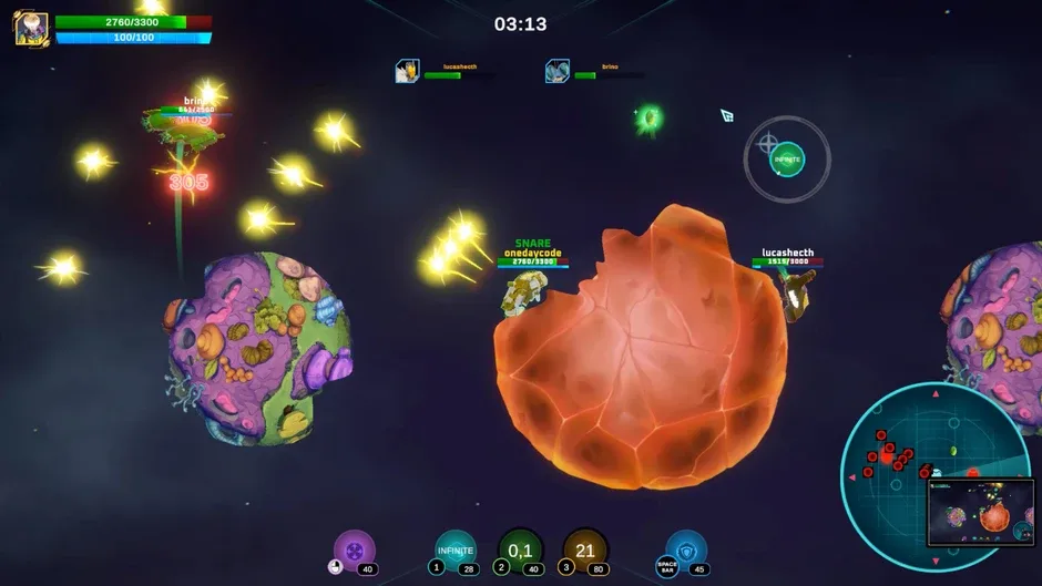 Кадър от Gravity Blasters