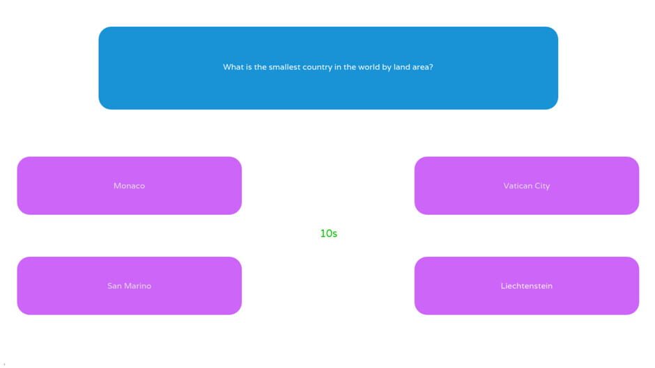 Screenshots World's Toughest Quiz