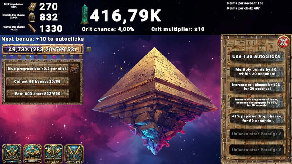 สกรีนช็อตจาก Pyramid Clicker (รูปที่ 7)
