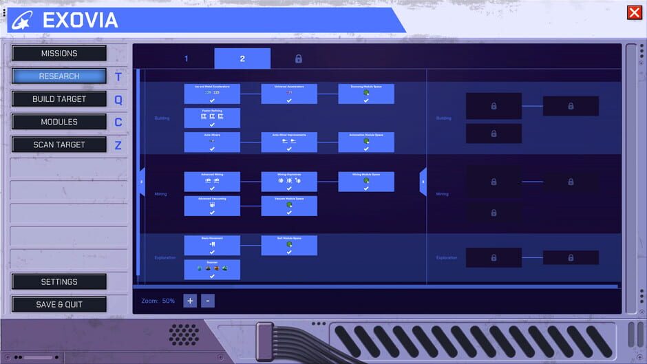 Exovia screenshot