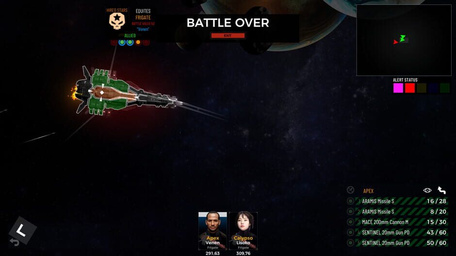 Screenshots Hired Stars