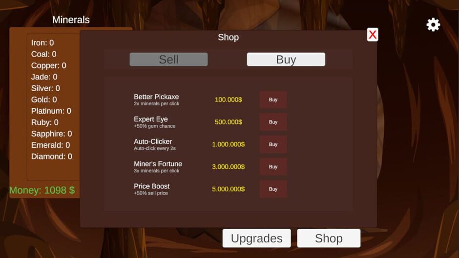 Rock Clicker screenshot