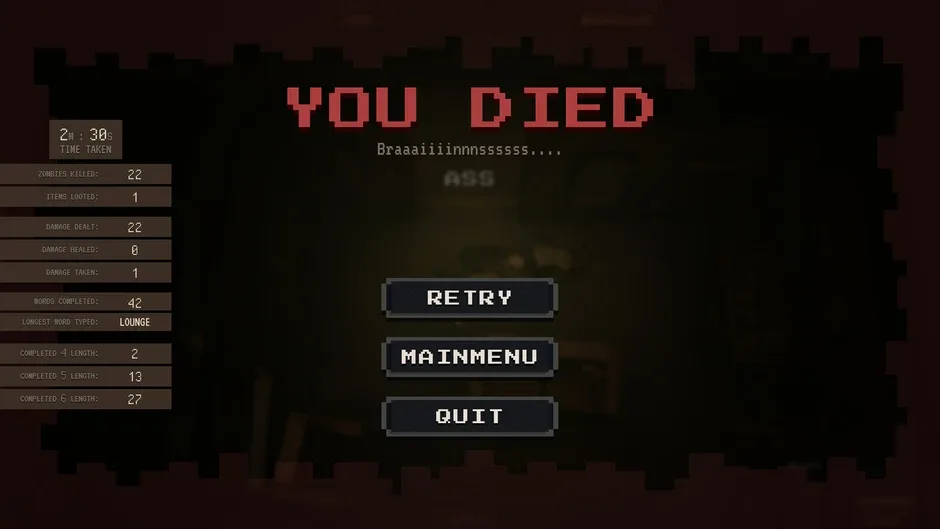 Кадър от Zombie Typing