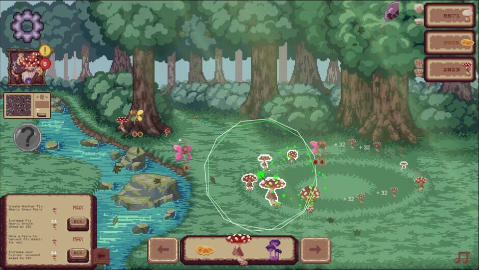 Screenshots Mushroom Clicker