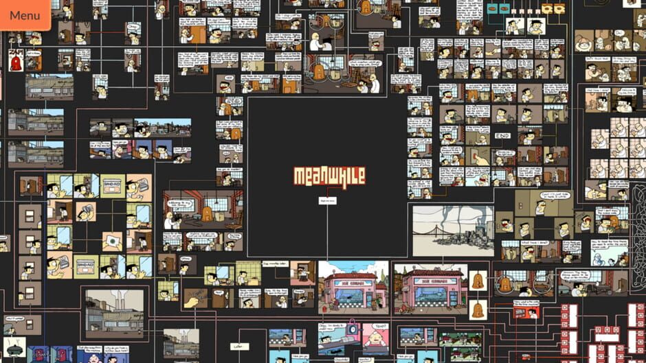 Meanwhile: An Interactive Comic Book Screenshot