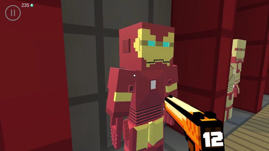 Block Robot Mini Survival Game Screenshot