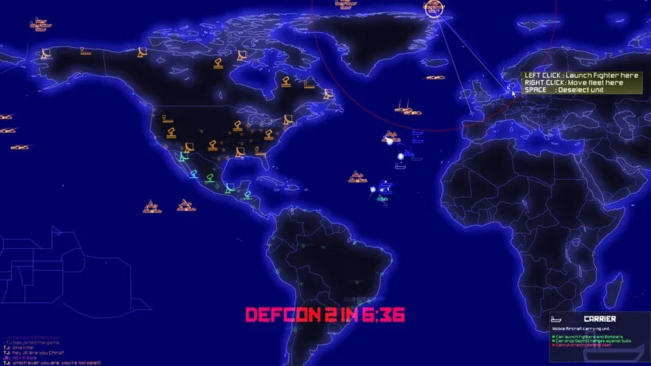DEFCON, captura de tela 2