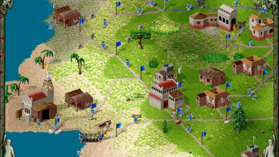 The Settlers II: Veni, Vidi, Vici, captura de tela 2