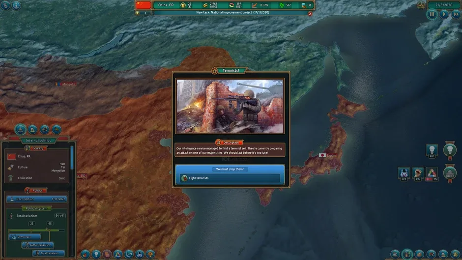 Realpolitiks, captura de tela 5