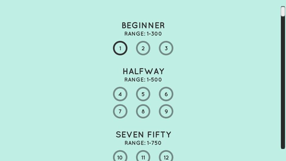 Three Digits Screenshot