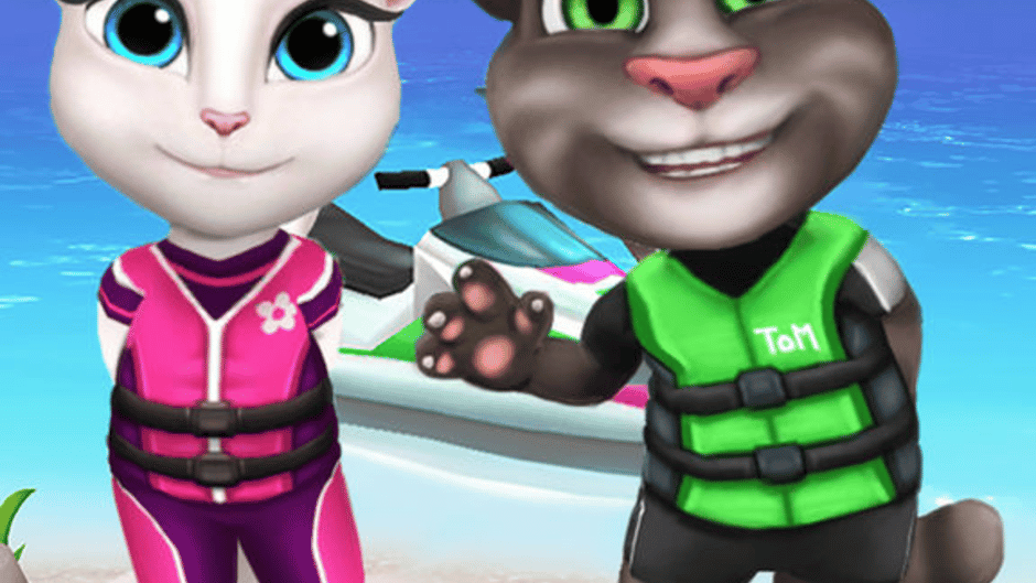 Talking Tom Jetski Screenshot