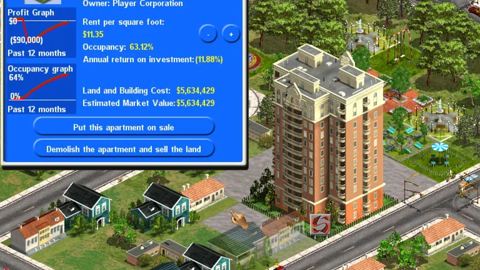 Capitalism II, captura de tela 2