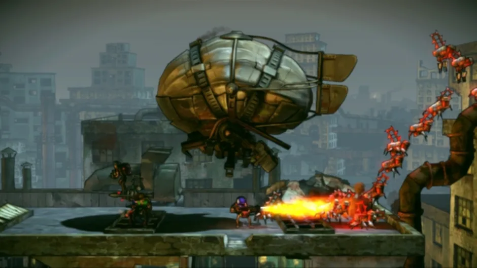 Shoot Many Robots, captura de tela 1