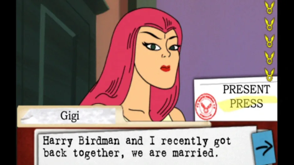 Screenshot 1 aus Harvey Birdman: Attorney at Law
