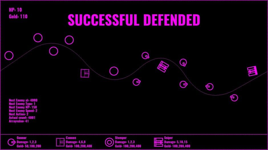 สกรีนช็อตจาก Neon Defense 1 : Pink Power (รูปที่ 4)