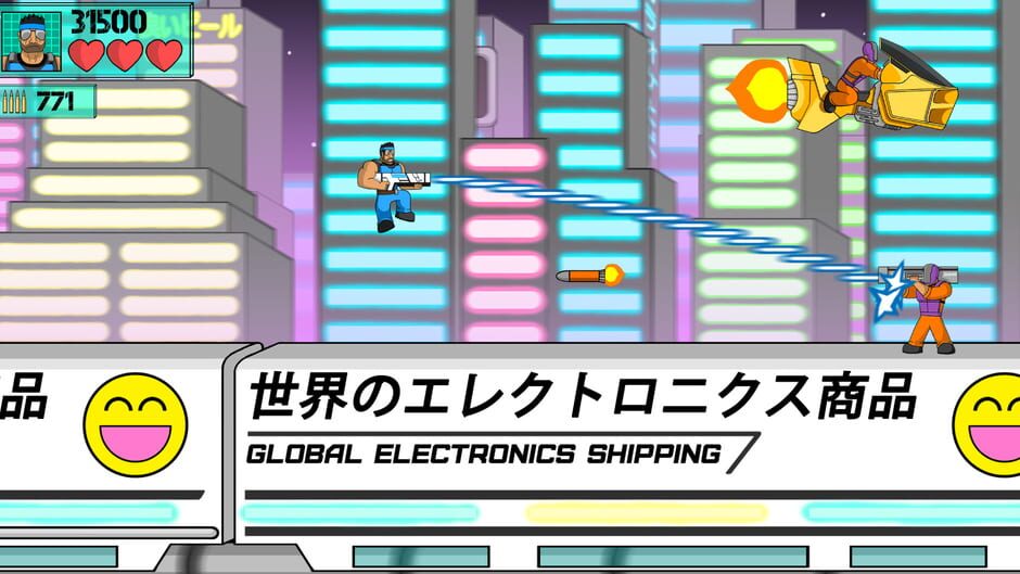 Machine Gun Train Run Screenshot