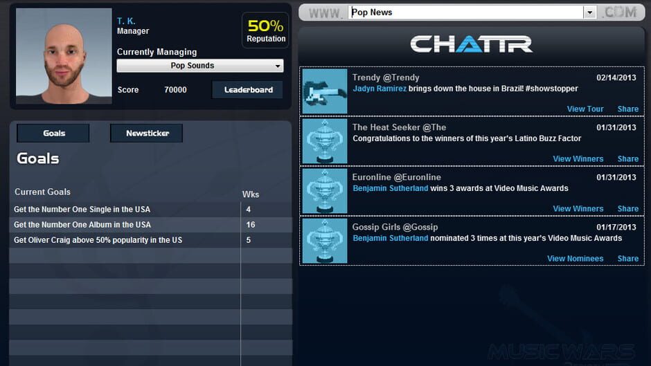 Music Wars Empire Screenshot