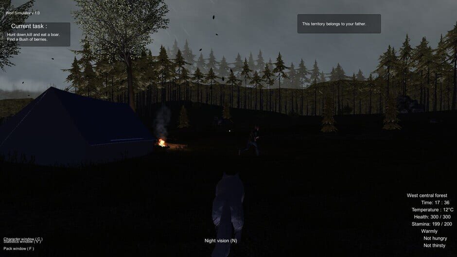 Wolf Simulator Screenshot