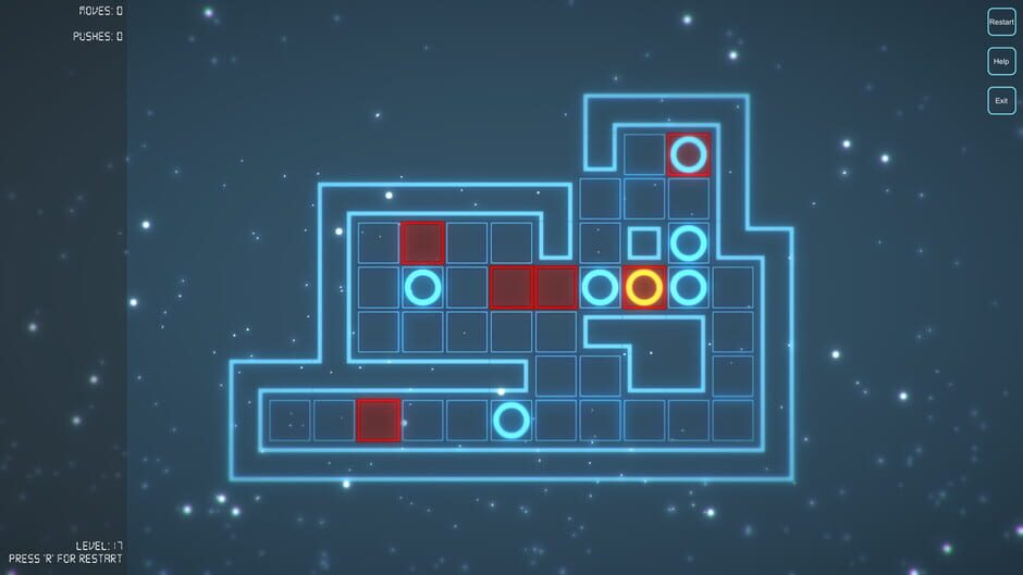 Glowing Sokoban Screenshot