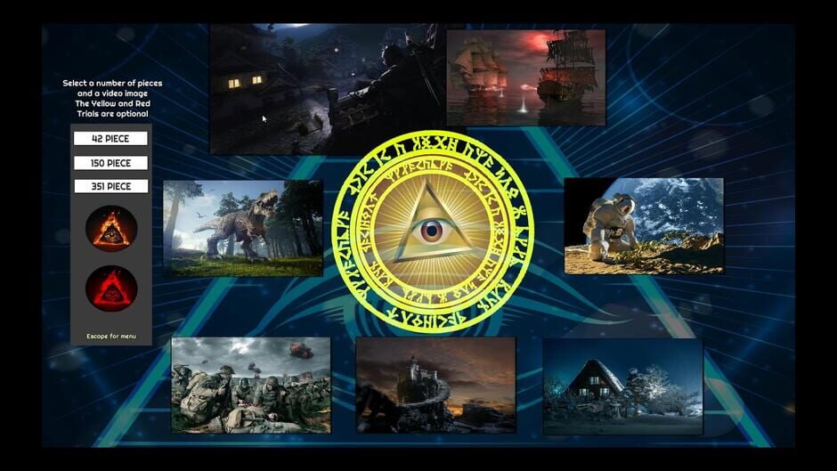 สกรีนช็อตจาก Trials of the Illuminati: Assorted Jigsaws (รูปที่ 5)