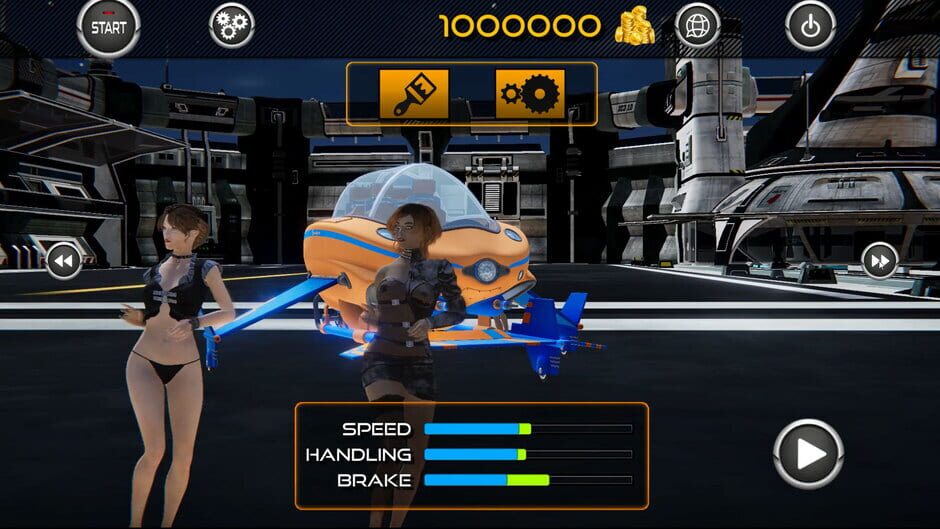 สกรีนช็อตจาก Sci-Fi Highway Racer (รูปที่ 9)