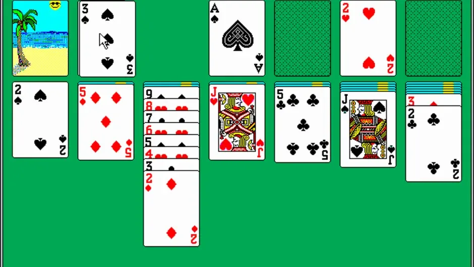 Microsoft Solitaire, captura de tela 1