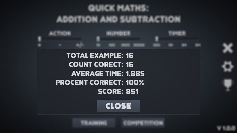 สกรีนช็อตจาก Quick Maths: addition and subtraction (รูปที่ 3)