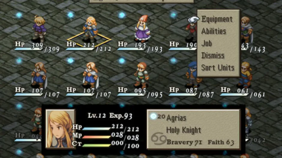 Final Fantasy Tactics: The War of the Lions, captura de tela 3