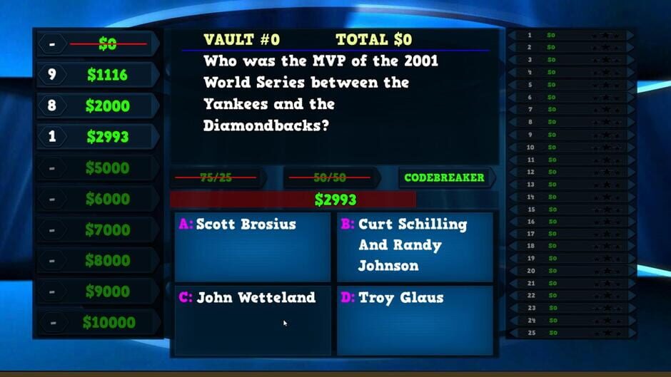 Trivia Vault Baseball Trivia Screenshot