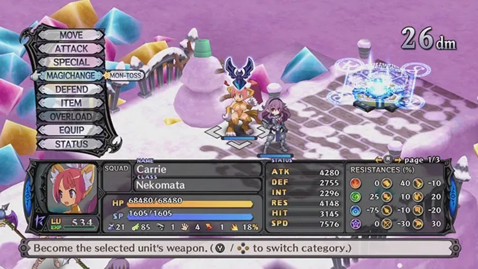 Disgaea 5 Complete, captura de tela 1