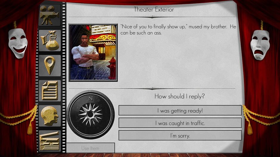 The Filmmaker - A Text Adventure Screenshot