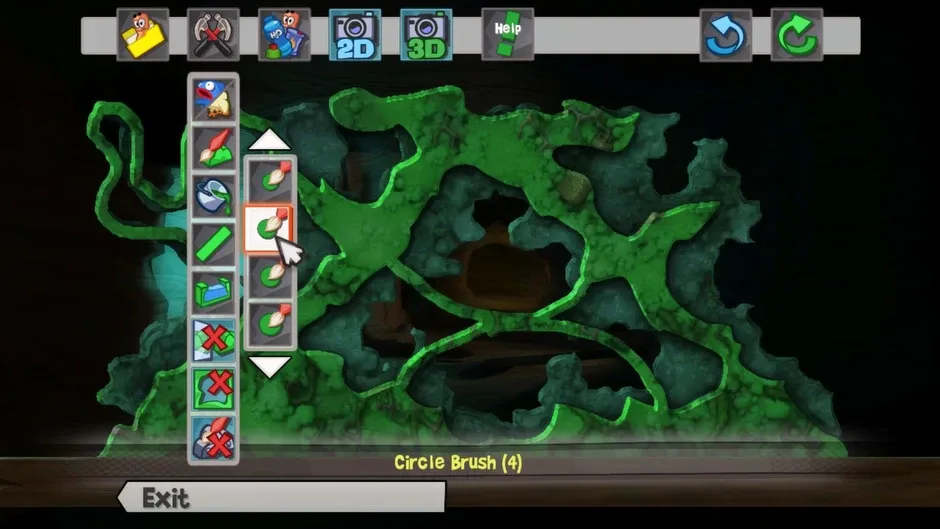 Worms Revolution, captura de tela 4