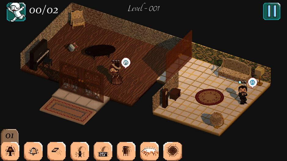 Poltergeist: A Pixelated Horror Screenshot