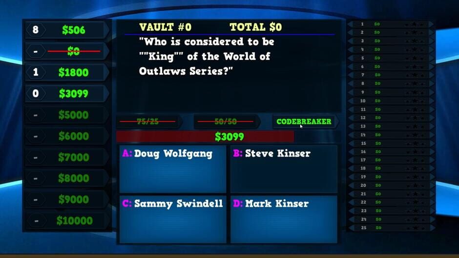 Trivia Vault: Auto Racing Trivia Screenshot