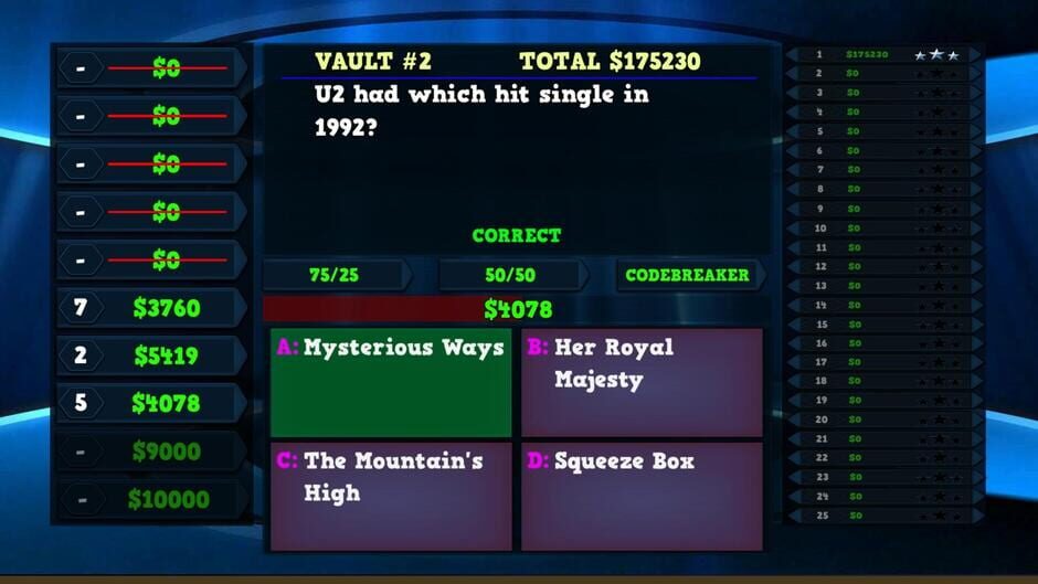 Trivia Vault: Music Trivia Screenshot